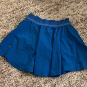 Lululemon Poolside Blue Court Rival Skirt